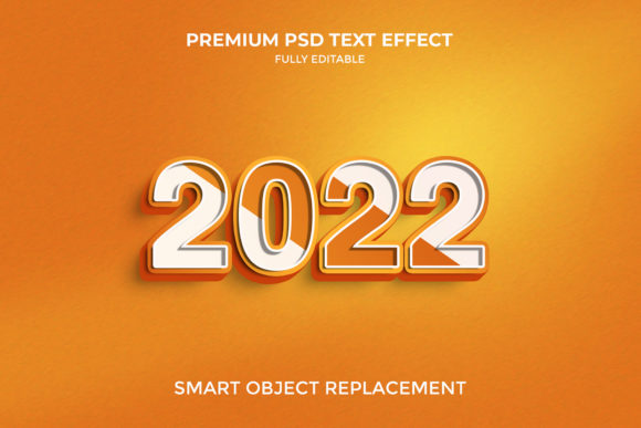 2022 3D Editable Text Effect