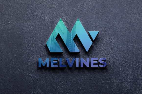 3D Blue Mockup Logo in Wall: A Versatile Design Solution
