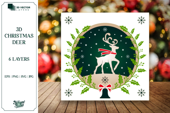 3D Christmas Deer Papercraft: A Creative Holiday Tradition