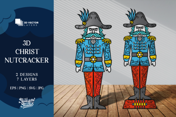 3D Christmas Nutcracker Papercrafts SVG: A Creative Holiday Tradition