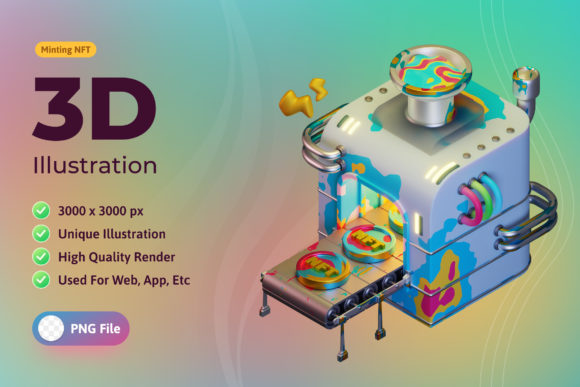 3D Illustration Minting NFT: A Strategic Tool for Creative and Business Innovation