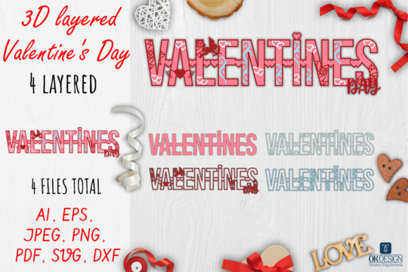 3D Layered Valentine’s Day: A New Dimension in Romantic Expression