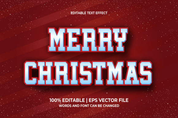 3D Merry Christmas Text Effect: A Creative Way to Spread Holiday Cheer