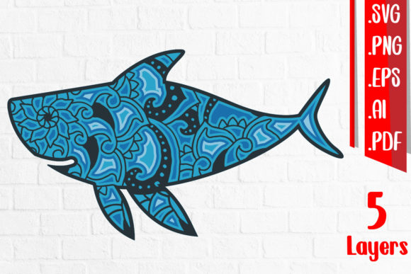 3D Shark Layered Cut Files for Creative and Practical Applications