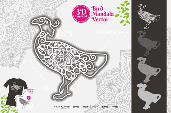 Bird Mandala 3D Layered 13: A Closer Look at This Intricate Craft Design