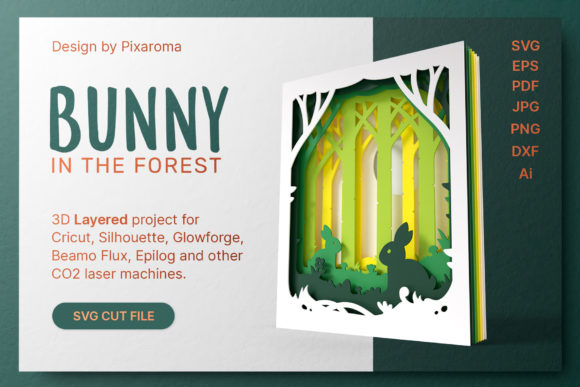 Bunny in the Forest: 3D Layered Design