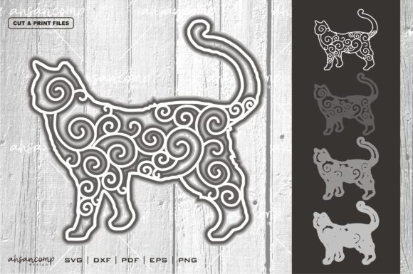 Cat 3 Vector SVG 3D Layered: A New Dimension in Digital Design