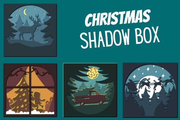 Christmas Shadow Box 3D SVG Bundle: A Creative and Practical Holiday Resource