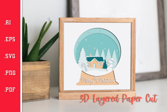 Christmas Snowball 2 - 3D Paper Cut: A Creative Way to Spread Holiday Cheer