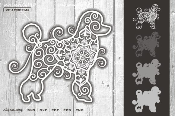 Dog Mandala Vector 5 SVG 3D Layered: A Creative and Practical Tool for Artists and Designers