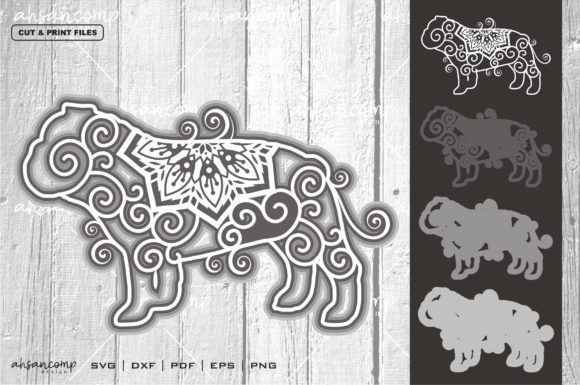 Dog Vector 3 SVG 3D Layered: A Creative Tool for Designers