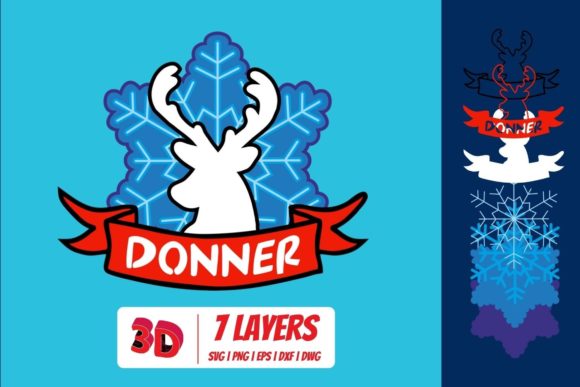 Donner 3D Layered SVG Cut File: A Comprehensive Evaluation