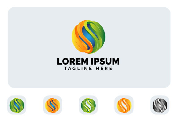 Green Earth Natural Leaf Logo Design