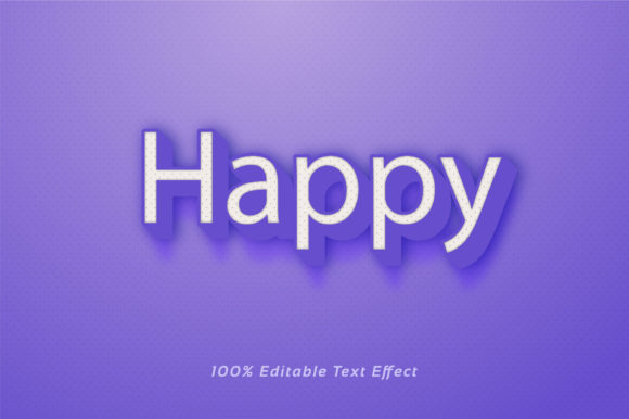 Happy 3D Text Effect: Bringing Joy and Depth to Digital Design