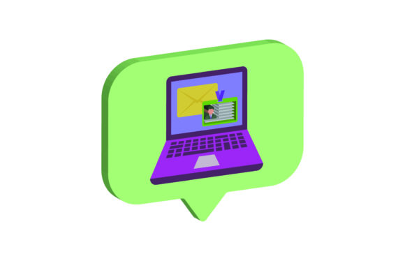 How a 3D Icon Laptop Message Can Transform Your Digital Communication