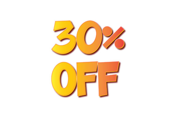 Maximize Your Marketing Impact with 3D Promotion, Offer, 30 Off Discount