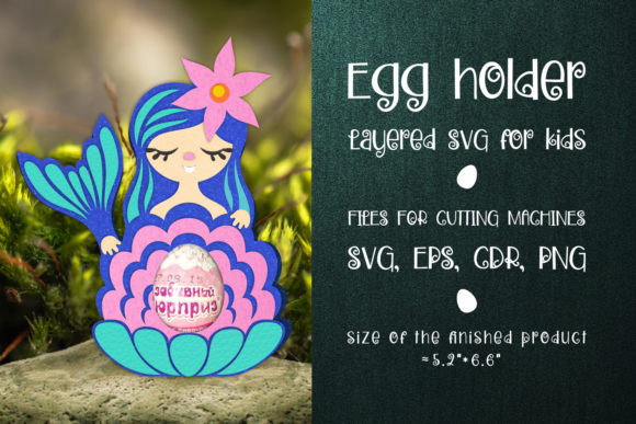 Mermaid - Chocolate Egg Holder 3D: What to Know Before You Download or Print