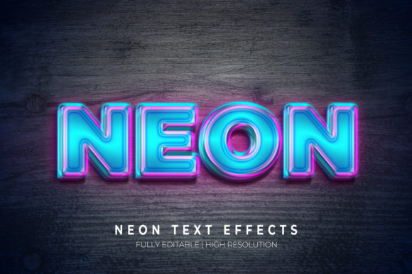 Neon 3D Text Effect PSD: A Powerful Tool for Digital Designers