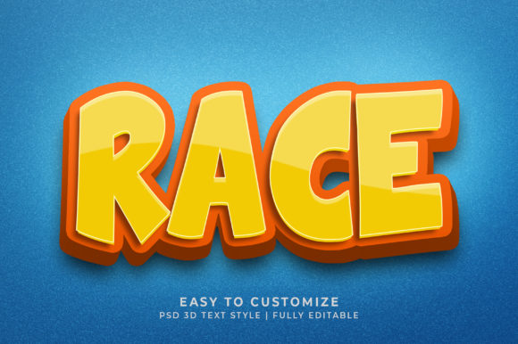 Race 3d Text Effect Mockup: A Modern Tool for Dynamic Visual Communication