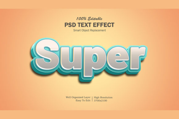Super 3D PSD Editable Text Effect 2: A Powerful Tool for Creative Designers
