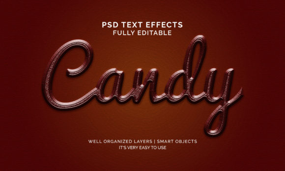 Text Effect -Candy Style 3d Text Effect: A Sweet Way to Make Your Content Stand Out