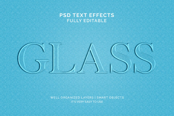 Text Effect - Glass 3D Style Text Effect: A Modern Design Trend
