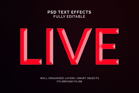 Text Effect - Live 3d Style Text Effect for Modern Digital Expression