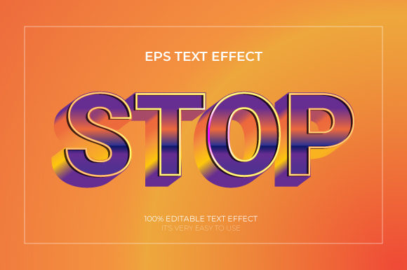 Text Effect Stop 3D Text Effect Style: A Modern Tool for Visual Communication