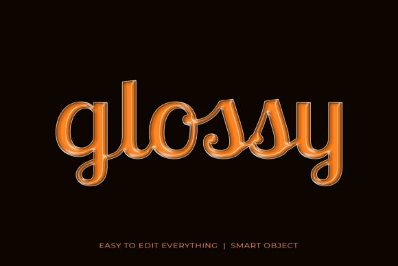 The Glossy 3d Style Text Effect: Where Shine Meets Depth in Design