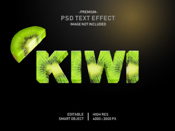 Understanding the Kiwi Fruit Editable 3D Text Effect and When It Fits Your Design Needs